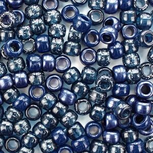 Beadtopia Galaxy Blue Acrylic Beads NWT Arts Crafts Jewelry Making
